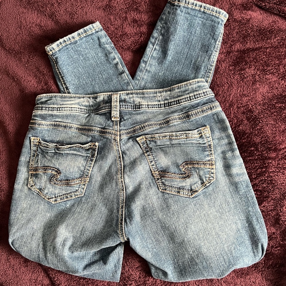 Silver Girlfriend Jeans